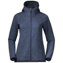 Bergans W KAMPHAUG KNITTED HOODIE - PeakStyle