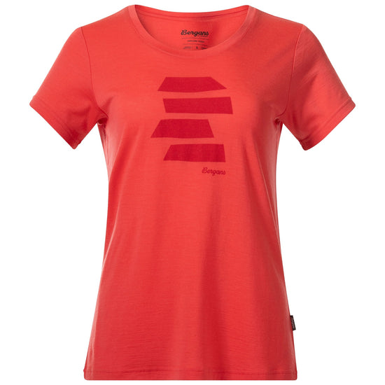 Bergans W RABOT MOUNT WOOL TEE - Kurzarmshirts bei PeakStyle