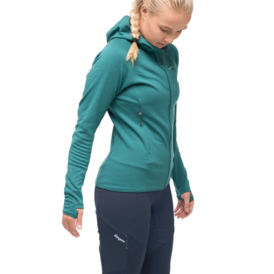 Bergans W TIND MERINO HOOD JACKET - Midlayer bei PeakStyle