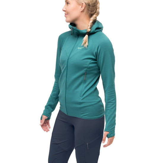 Bergans W TIND MERINO HOOD JACKET - Midlayer bei PeakStyle