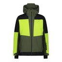 CMP M JACKET FIX HOOD PL PONGEE JACQUARD+TPU - PeakStyle