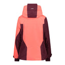 CMP W JACKET FIX HOOD PL PONGEE JACQUARD - PeakStyle