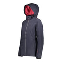 CMP W JACKET ZIP HOOD COMFORT FIT LONG - PeakStyle