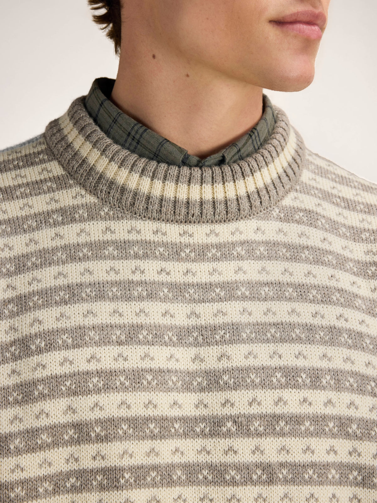 Dale of Norway Skipsleia unisex wool sweater M00 – detail men