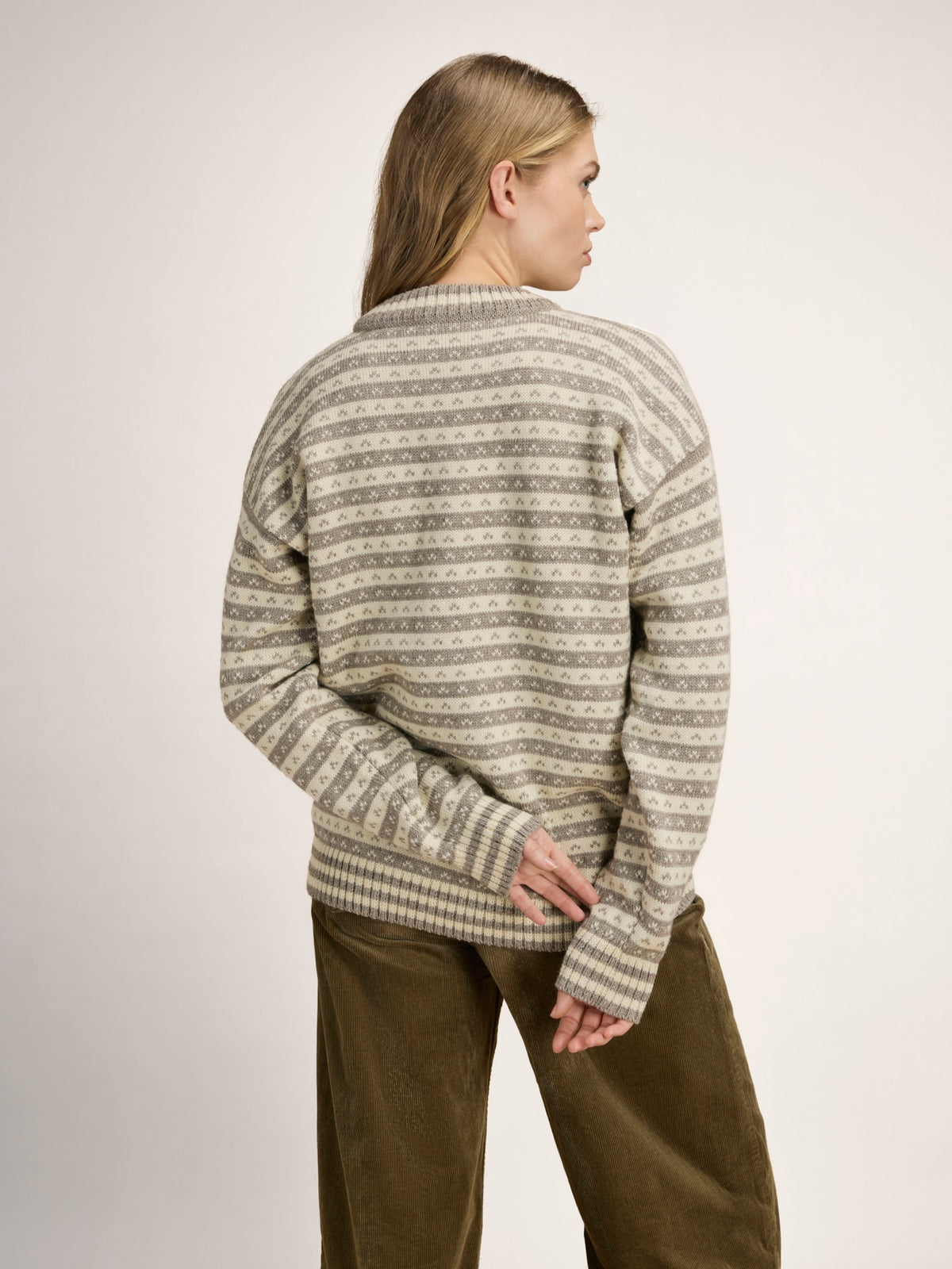 Dale of Norway Skipsleia unisex wool sweater M00 – studio women's back