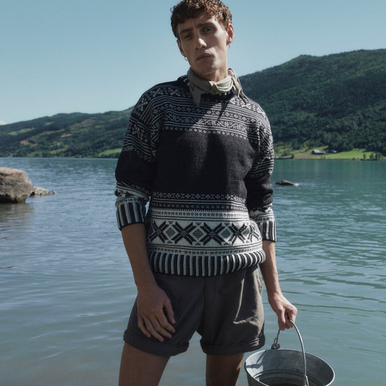 Dale of Norway Torridal suéter de lana para hombre E00 – estilo de vida