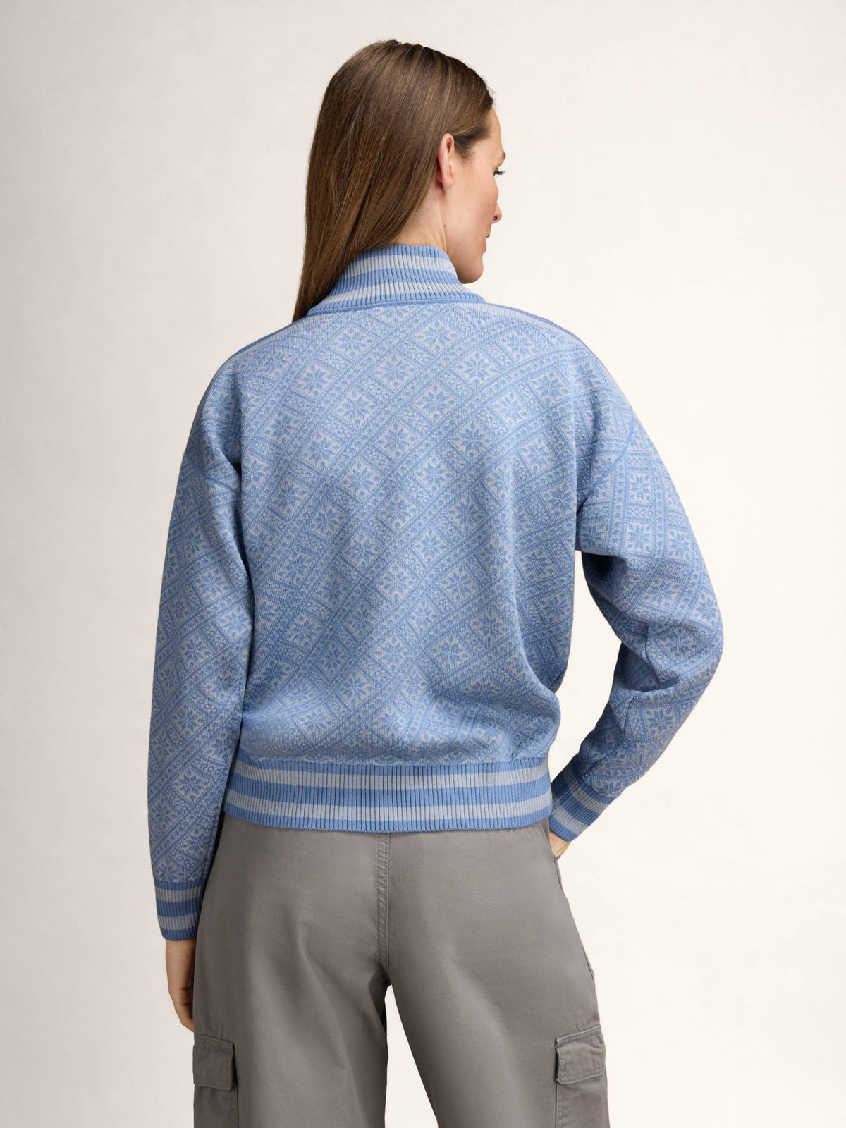Dale Of Norway DALARNA Merino-Strickjacke Damen | Metal - Blue Shadow | Studio | DALE-85901-D00-04