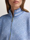 Dale Of Norway DALARNA Merino-Strickjacke Damen | Metal - Blue Shadow | Detail | DALE-85901-D00-06