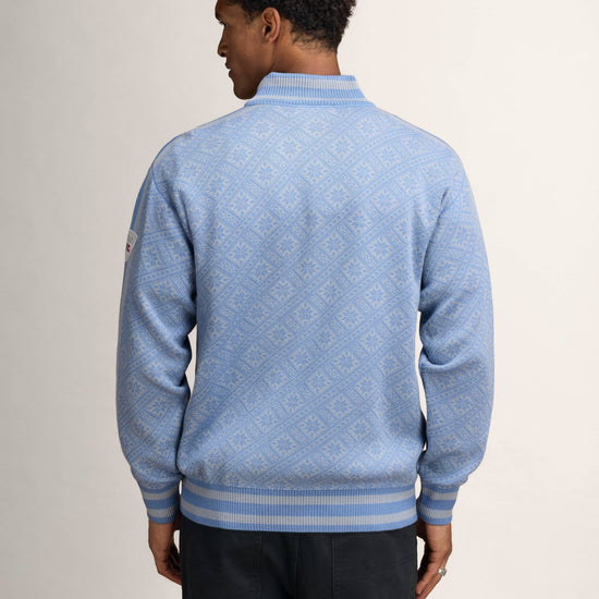 Dale Of Norway DALARNA Merino-Strickjacke Herren | Metal - Blue Shadow | Studio | DALE-85911-D00-05