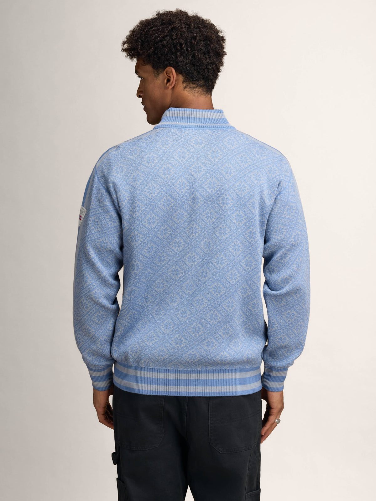 Dale Of Norway DALARNA Merino-Strickjacke Herren | Metal - Blue Shadow | Studio | DALE-85911-D00-05