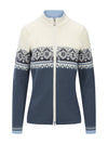 Dale Of Norway MORITZ Merino-Strickjacke Damen | Steel - Offwhite - Navy | Packshot | DALE-85941-C04-05