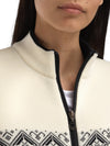 Dale Of Norway MORITZ Merino-Strickjacke Damen | Black - Offwhite - Dark Charcoal | Detail | DALE-85941-K00-03
