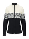 Dale Of Norway MORITZ Merino-Strickjacke Damen | Black - Offwhite - Dark Charcoal | Packshot | DALE-85941-K00-04