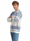 Dale Of Norway ALBERTVILLE Wollpullover Herren | Offwhite - Blue Shadow | Studio | DALE-96351-A00-02