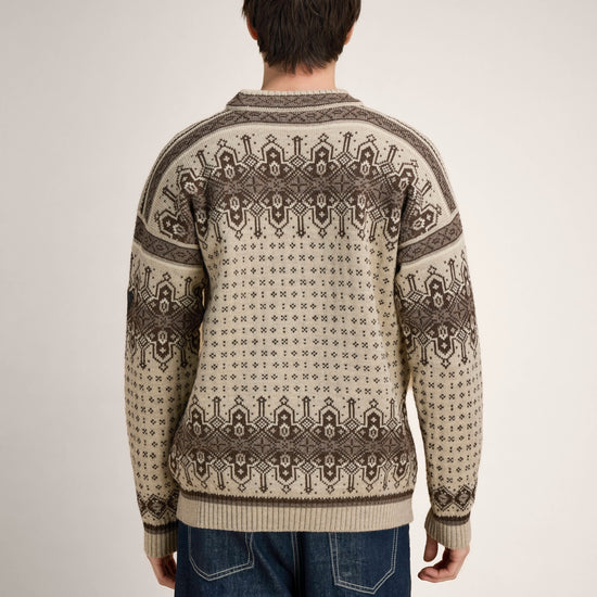 Dale Of Norway ALBERTVILLE Wollpullover Herren | Birch - Coffee | Studio | DALE-96351-M00-04