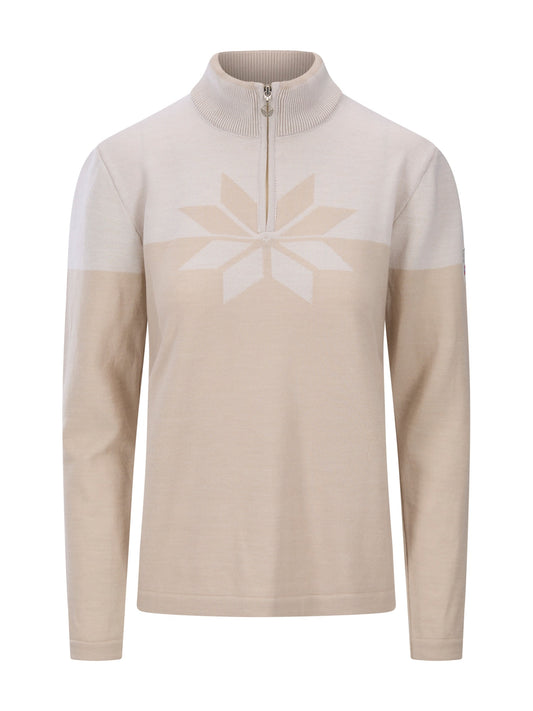 Dale Of Norway BREIDABLIKK Merino-Pullover Damen | Beige - Offwhite | Packshot | DALE-96401-P00-04