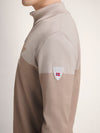 Dale Of Norway BREIDABLIKK Merino-Pullover Herren | Brown - Beige | Detail | DALE-96431-P00-04