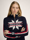 Dale Of Norway NÅLE Merino-Pullover Damen | Navy - Offwhite - Red Rose | Studio | DALE-96441-C00-00