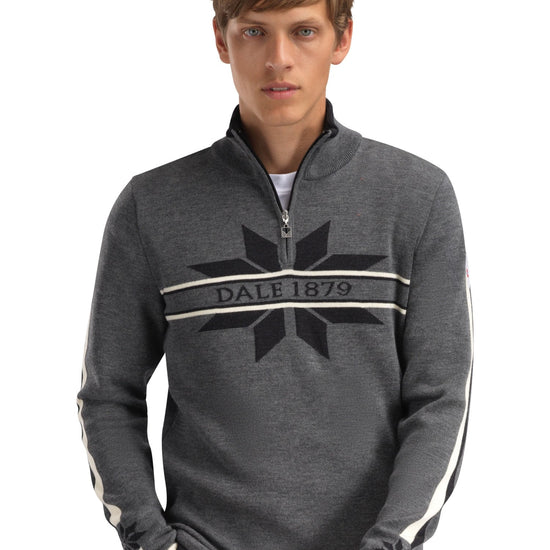 Dale Of Norway NÅLE Merino-Pullover Herren | Smoke - Dark Charcoal | Studio | DALE-96471-E00-00