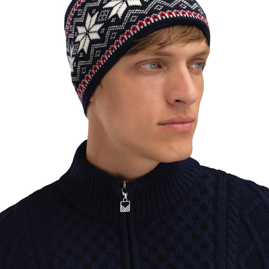 Dale of Norway GARMISCH Navy - Offwhite - Red Studio