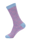 Calcetines Dale Of Norway BJORØY azul claro y rosa orquídea L - PeakStyle