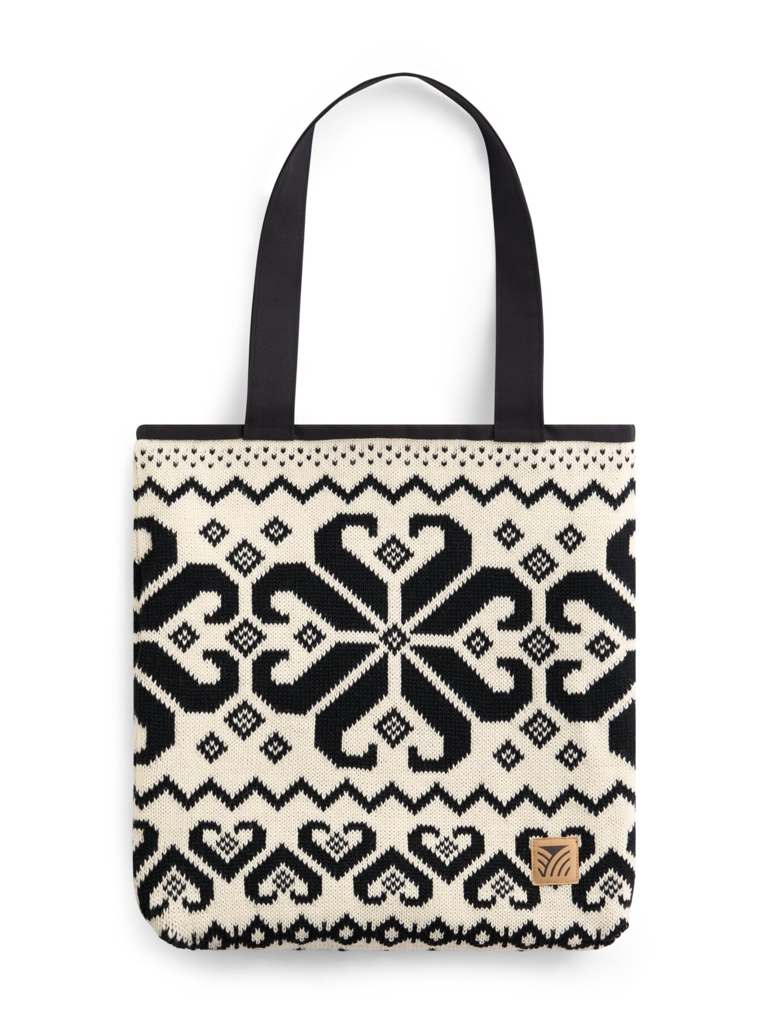 Dale Of Norway FALKEBERG TOTEBAG Blanco roto Negro Talla única - PeakStyle