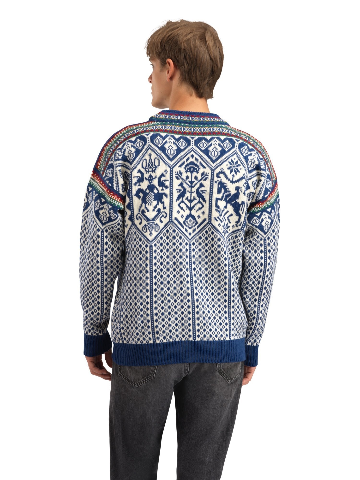 Dale Of Norway M 1994 MAGLIONE MASC Indigo Mustard Botttlegreen XXL - PeakStyle