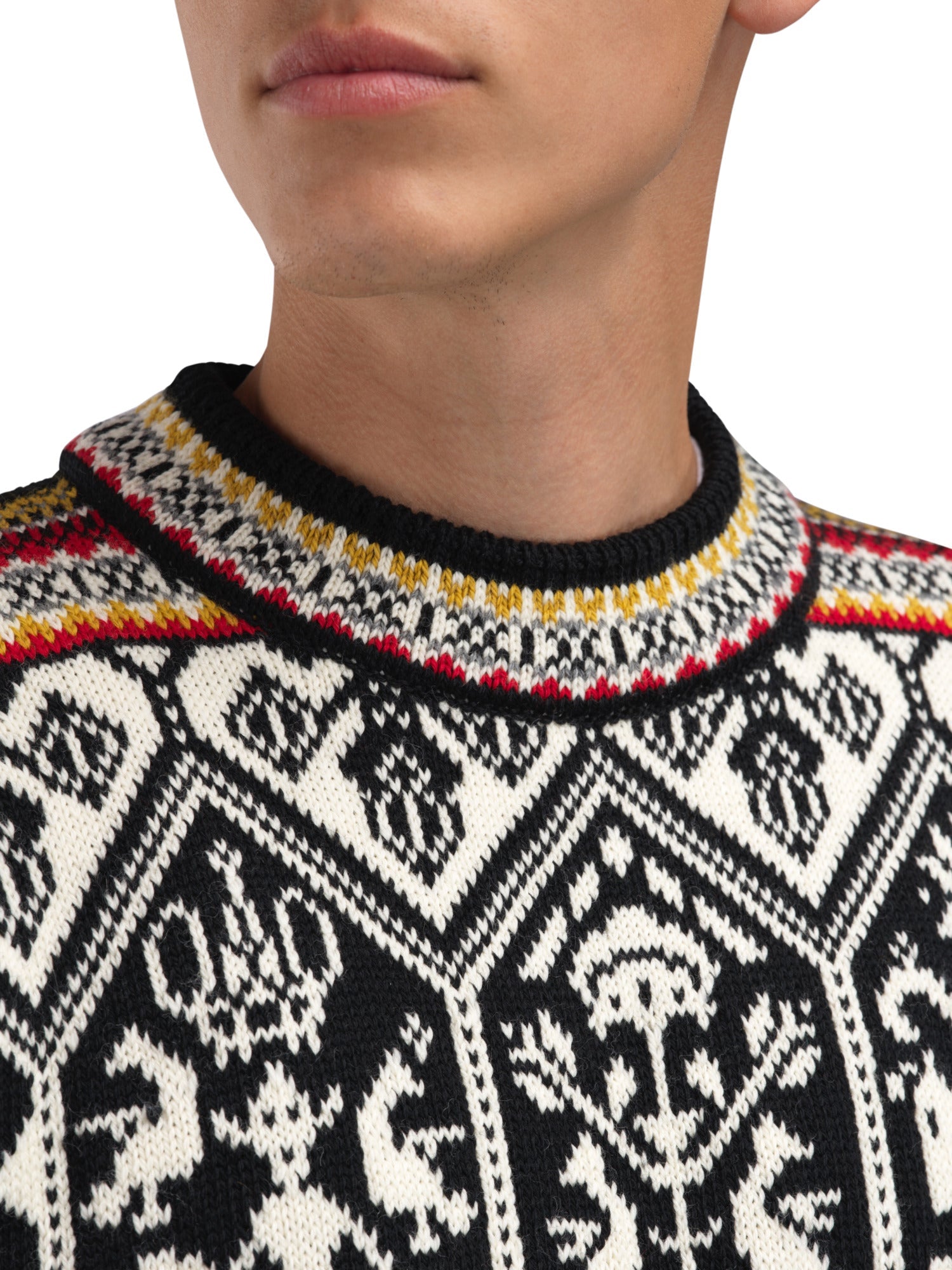 Dale Of Norway M 1994 MAGLIONE MASC Nero Senape Bianco sporco S - PeakStyle