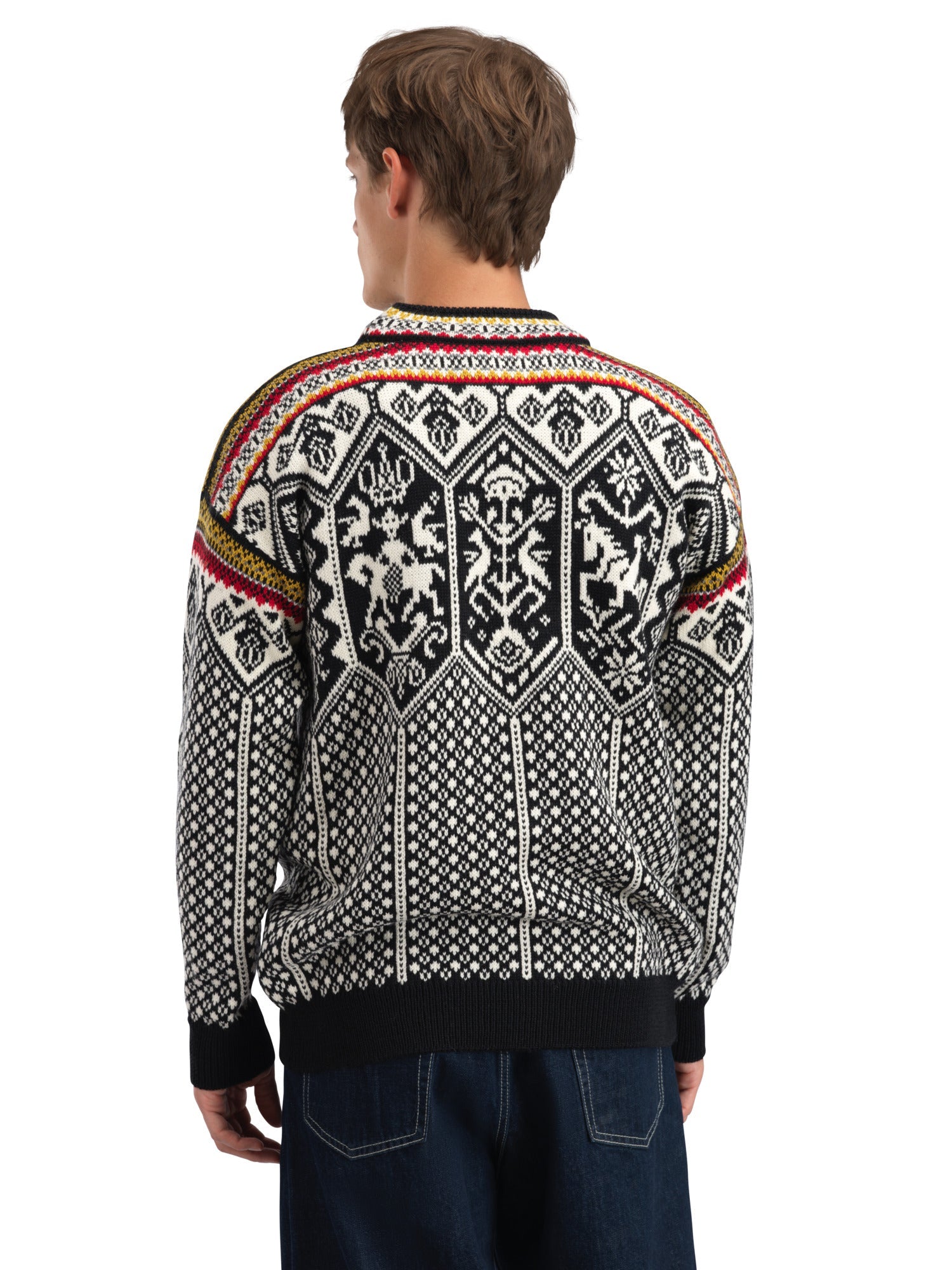 Dale Of Norway M 1994 MAGLIONE MASC Nero Senape Bianco sporco S - PeakStyle
