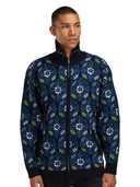 Dale Of Norway M FJÆRE MASC JACKET Navy Ultramarine Spring Green XXL - PeakStyle