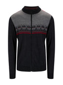 Dale Of Norway M LIBERG MASC JACKET Dark Charcoal Smoke Redrose XXL - PeakStyle