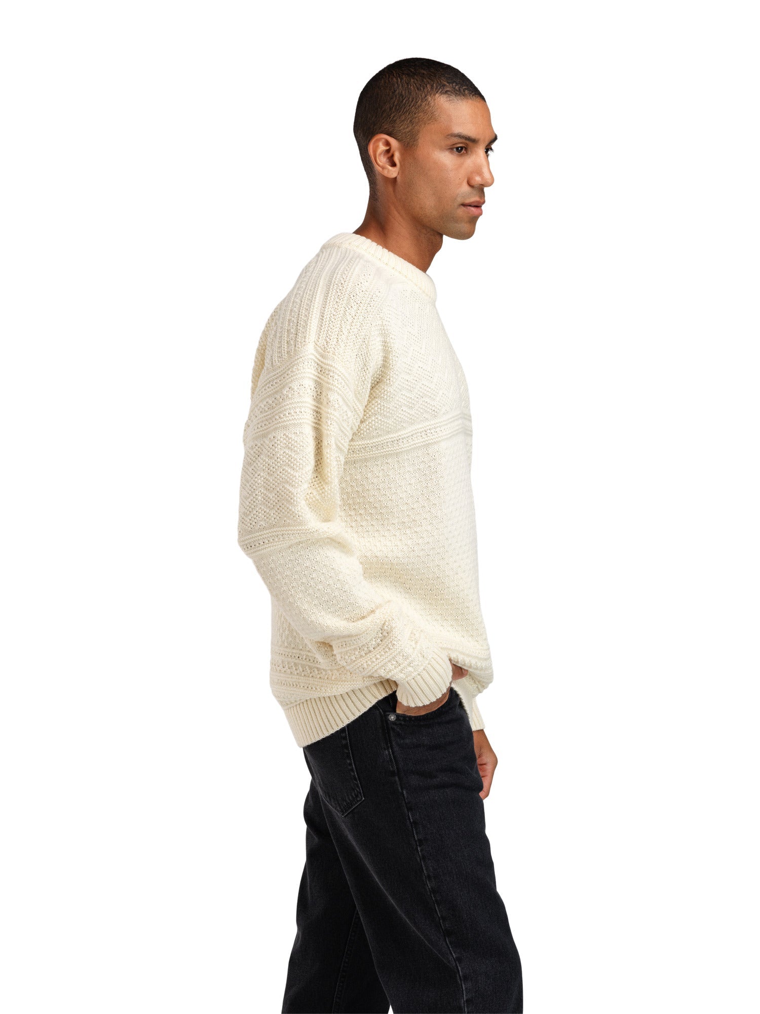 Dale Of Norway M LUSA MASC SWEATER Blanco roto XXL - PeakStyle