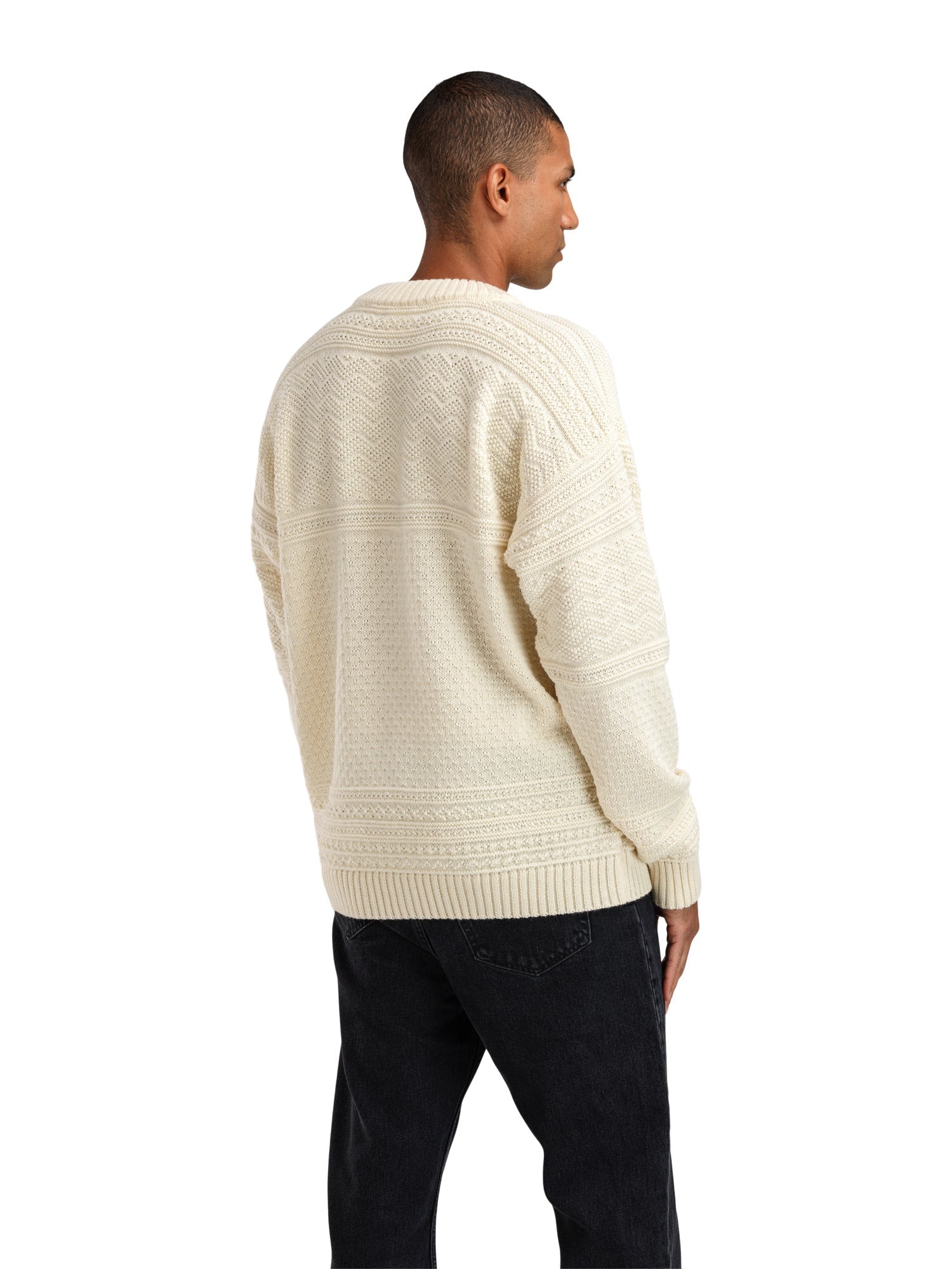 Dale Of Norway M LUSA MASC SWEATER Blanco roto XXL - PeakStyle