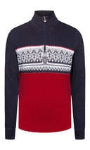 Dale Of Norway M MORITZ MASC BASIC SWEATER Frambuesa Azul marino Blanco roto XXL - PeakStyle
