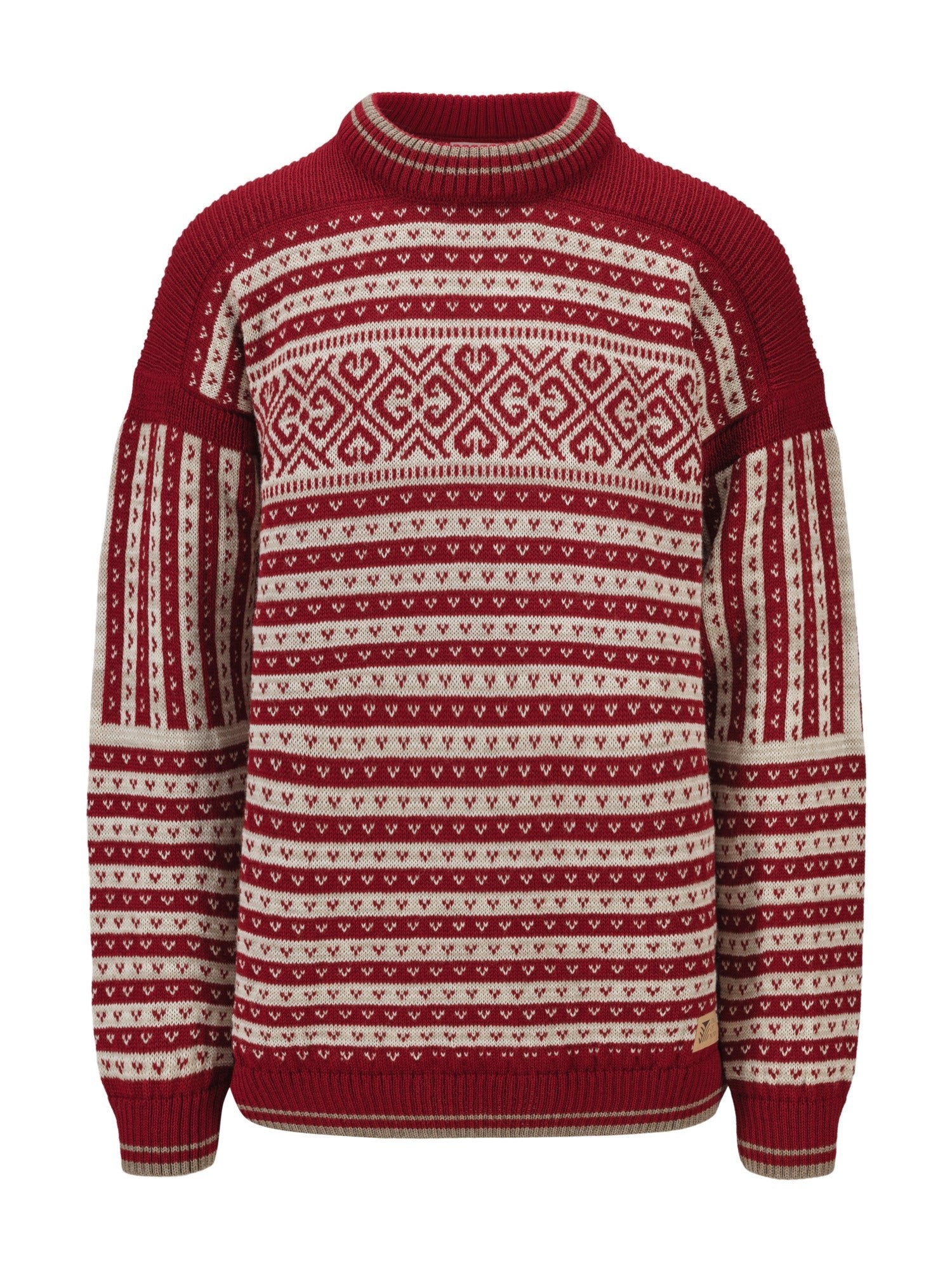 Dale Of Norway M RAMBERG MASC SWEATER Redrose Mountainstone Sand mel XXL - PeakStyle