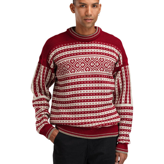 Dale Of Norway M RAMBERG MASC SWEATER Redrose Mountainstone Sand mel XXL - PeakStyle