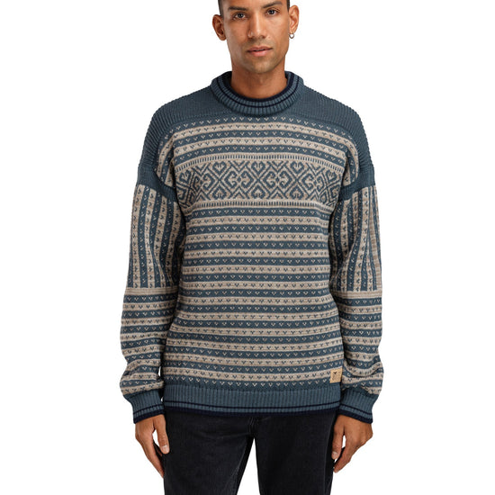 Dale Of Norway M RAMBERG MASC SWEATER Acero Marino Piedra de montaña Arena XXL - PeakStyle