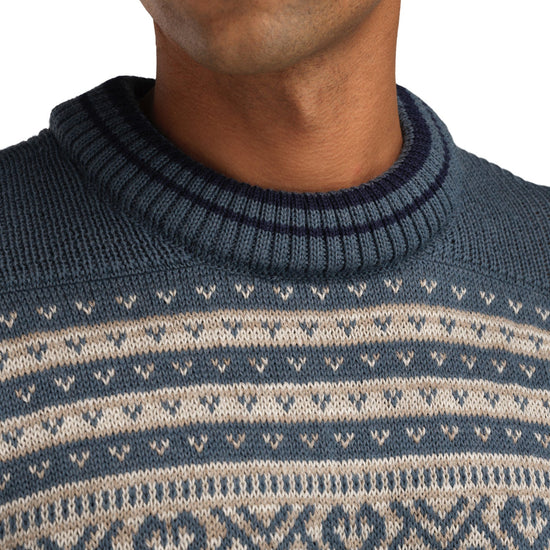 Dale Of Norway M RAMBERG MASC SWEATER Acero Marino Piedra de montaña Arena XXL - PeakStyle
