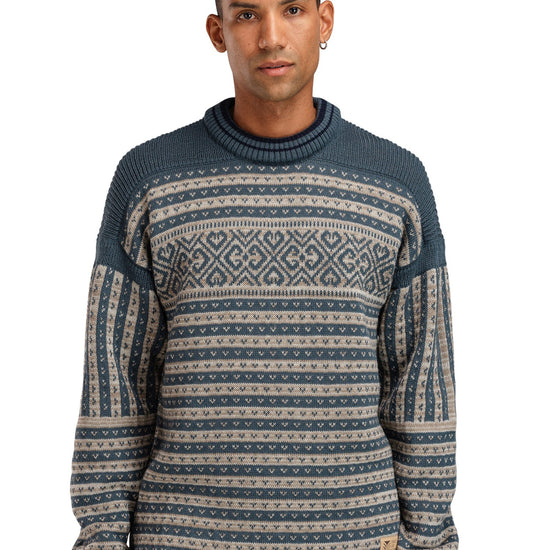 Dale Of Norway M RAMBERG MASC SWEATER Acero Marino Piedra de montaña Arena XXL - PeakStyle