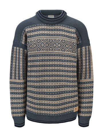Dale Of Norway M RAMBERG MASC SWEATER Acero Marino Piedra de montaña Arena XXL - PeakStyle