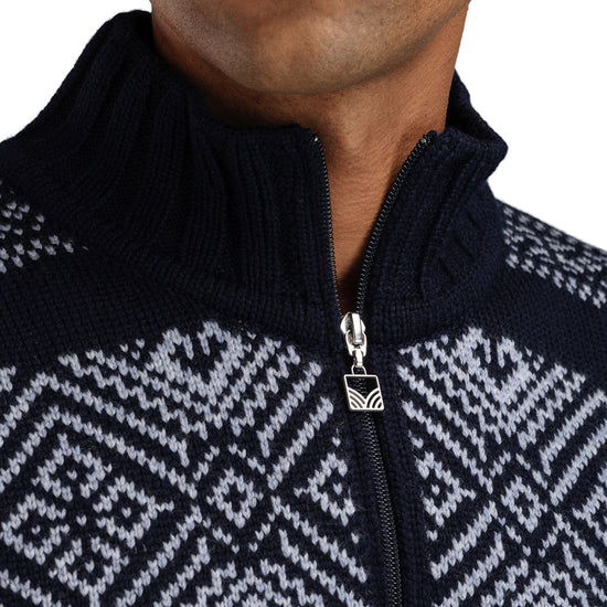 Dale Of Norway M RASLETIND MASC SWEATER Azul marino  Azul claro Mel. XXL - PeakStyle