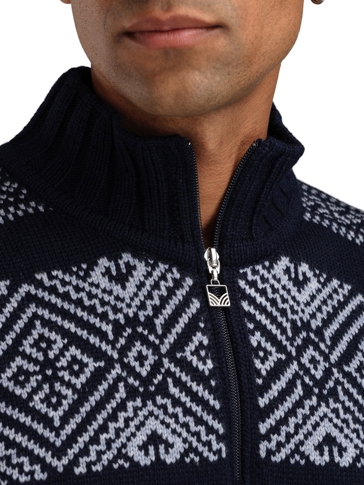 Dale Of Norway M RASLETIND MASC SWEATER Azul marino  Azul claro Mel. XXL - PeakStyle