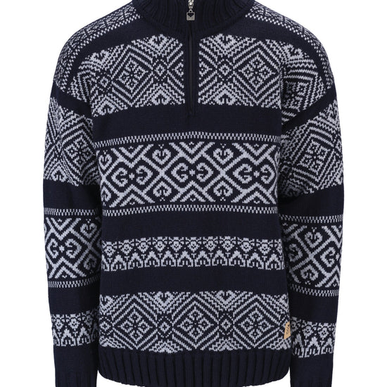 Dale Of Norway M RASLETIND MASC SWEATER Azul marino  Azul claro Mel. XXL - PeakStyle