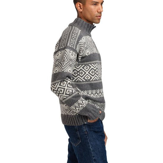 Dale Of Norway M RASLETIND MASC SWEATER Darkcharcoal Offwhite XXL - PeakStyle
