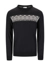 Dale Of Norway M STENBERG MASCULINE SWEATER Dark Charcoal Offwhite XXL - PeakStyle