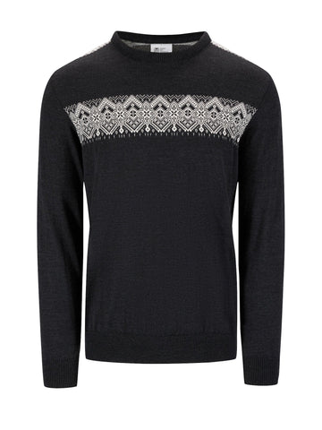 Dale Of Norway M STENBERG MASCULINE SWEATER Dark Charcoal Offwhite XXL - PeakStyle