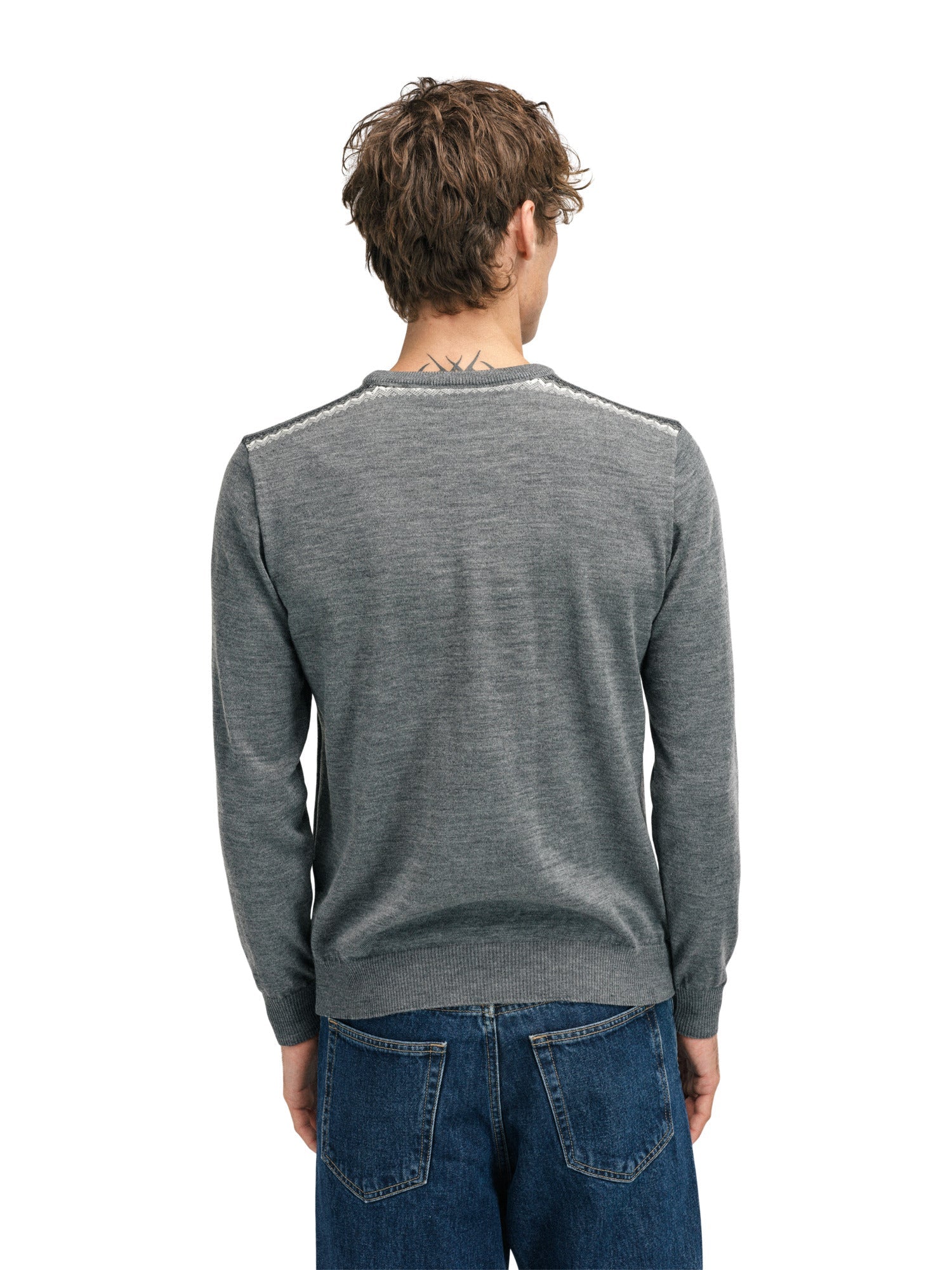 Jersey Dale Of Norway M STENBERG MASCULINE Smoke Offwhite Charcoal XXL - PeakStyle