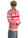 Jersey Dale Of Norway M TEAM NORWAY CORTINA MASC SWEATER Raspberry Offwhite 3XL - PeakStyle