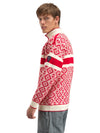 Jersey Dale Of Norway M TEAM NORWAY CORTINA MASC SWEATER Raspberry Offwhite 3XL - PeakStyle
