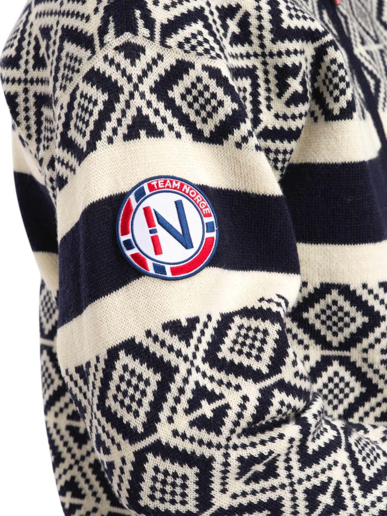 Dale Of Norway M TEAM NORWAY CORTINA MASC SWEATER Azul marino Blanco roto 3XL - PeakStyle